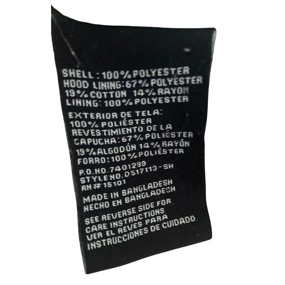 Intl d.e.t.a.i.l.s Womens XL Zip Front Jacket Dark Army Green Polyester - Picture 7 of 7